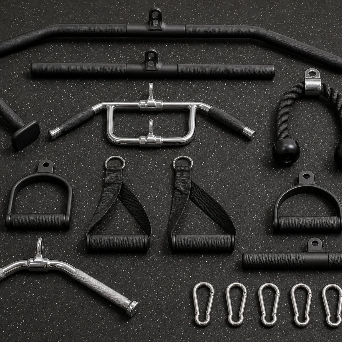 home gym equipment Lat Pulldown Attachments Cable Machine Attachments Bundles